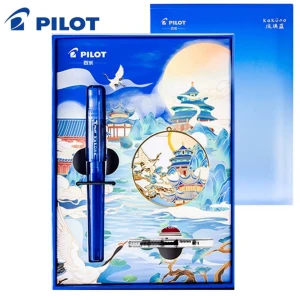 Zestaw Pióro Wieczne Pilot Kakuno Niebieskie M Box