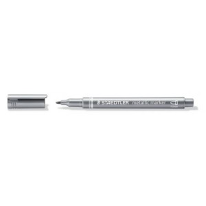 Marker Permanentny Staedtler Srebrny 