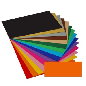 Karton Kolorowy A4 Kreska 170g/m2 Pomarańczowy