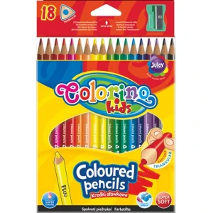 Kredki Ołówkowe Patio Colorino Kids 18 kol. Trójboczne 