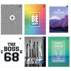 Zeszyt Czysty A4/60 UV Interdruk Mix 